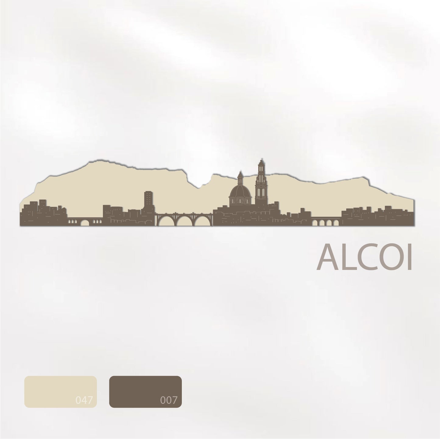 SKYLINE ALCOI 3D